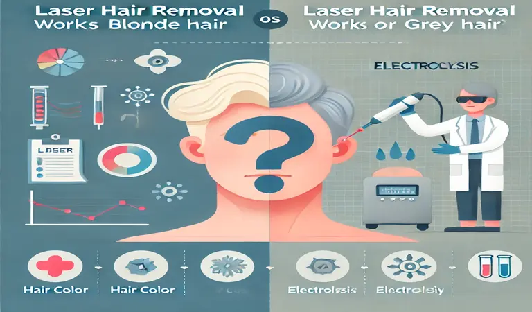 Does Laser Hair Removal Work on Blonde or Grey Hair