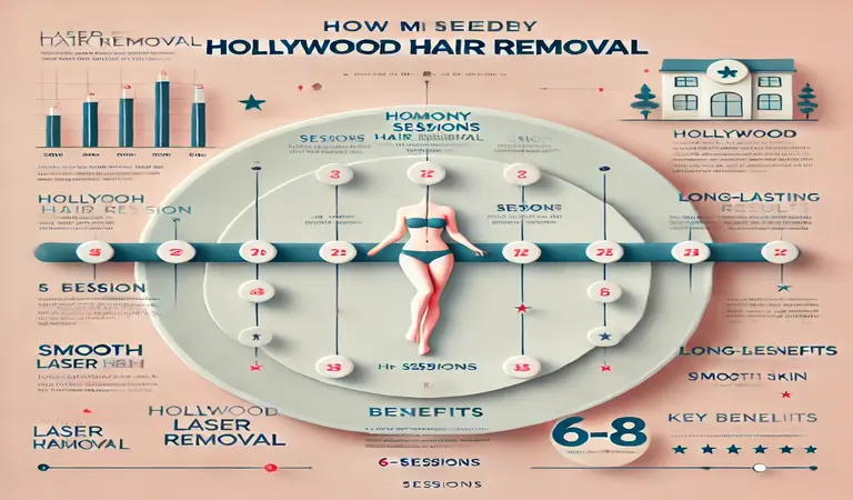 How Many Sessions of Laser Hair Removal for a Hollywood Treatment